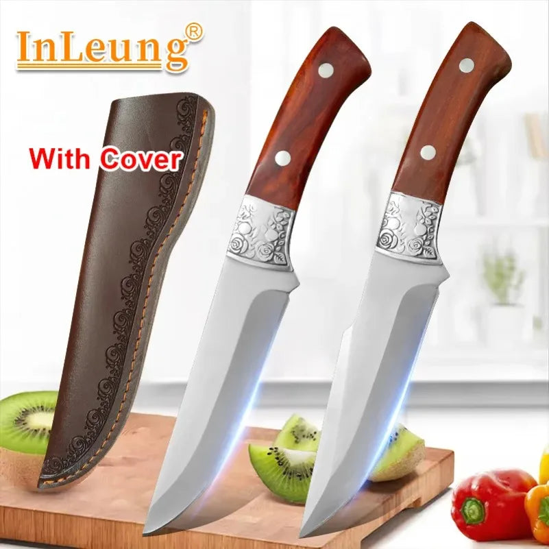 InLeung Forged Boning Knife – Stainless Steel & Wood Handle