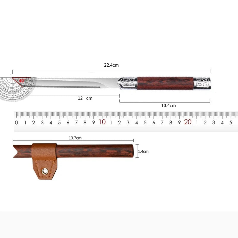 PLYS Stainless Steel Outdoor Knife – BBQ, Steak & Fruit Blade