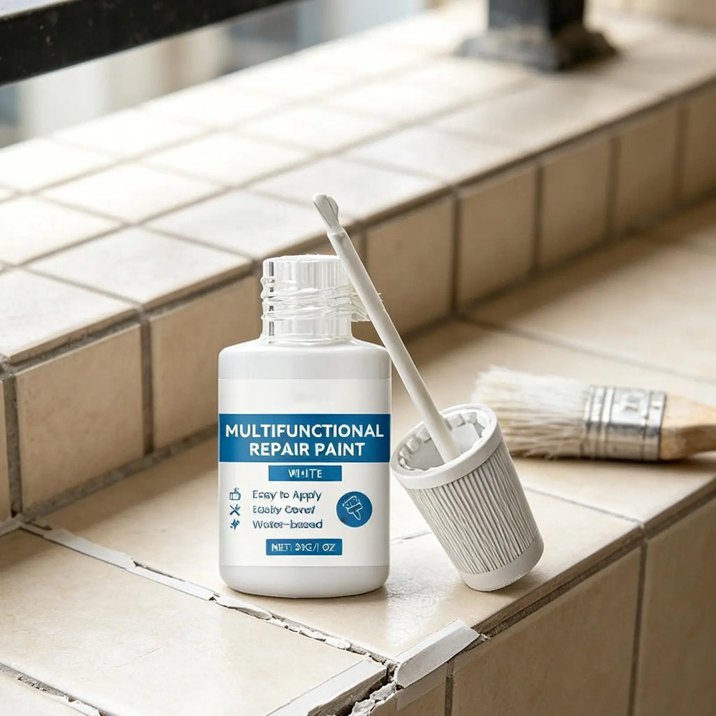 Waterproof Tile Paint Kit – Quick-Dry Scratch Repair Coating