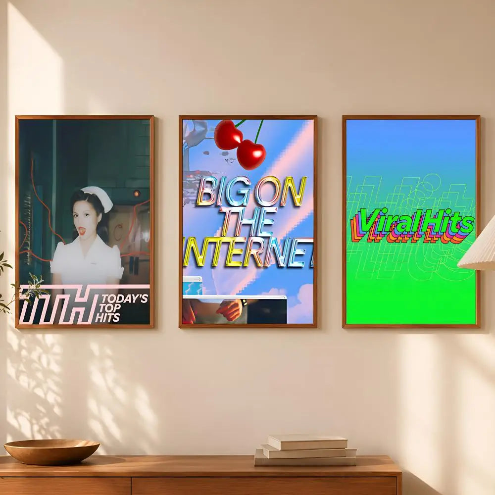 Self-Stick HD PVC Wall Art Poster – Waterproof Home Décor