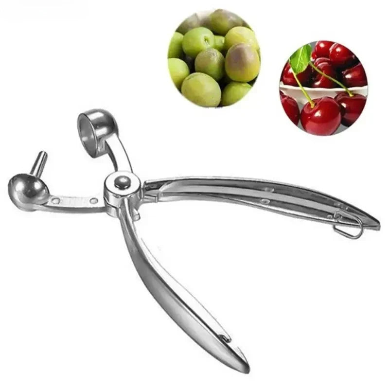 Cherry Pitter & Fruit Pit Remover | Stainless Steel Tool