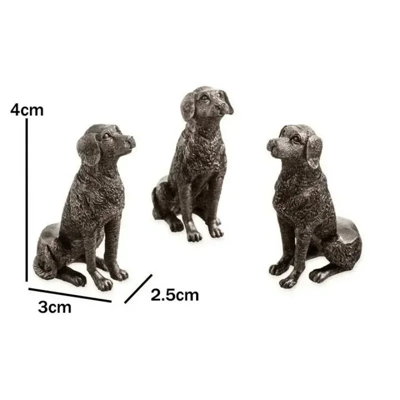 Animal Pot Holder Set – Dog Cat Rabbit Resin Garden Figurines