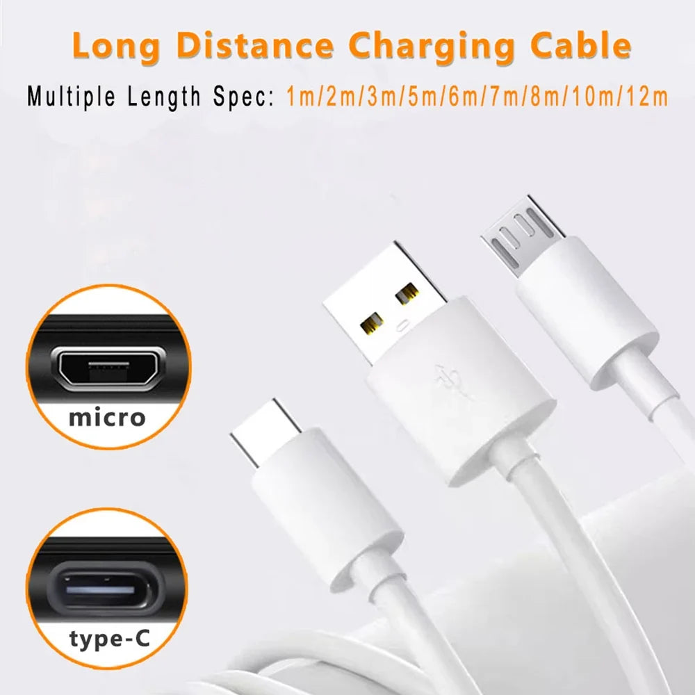 Extra Long USB Type-C Cable 5m to 12m | Charging & Data