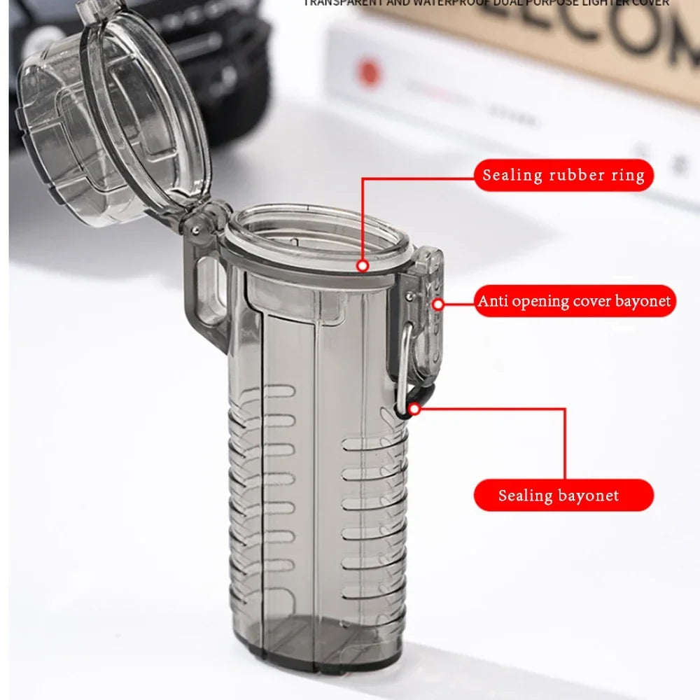 Waterproof BIC J6 Lighter Case | Acrylic Mirror EDC Sleeve
