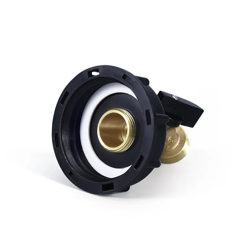 Male Thread IBC Tote Tank Adapter – Copper Drain Hose Fitting
