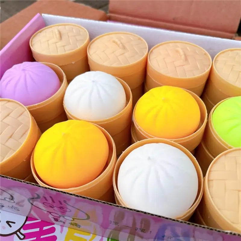 Steamed Bun Squeeze Toy – Slow Rise Sensory Fidget Toy