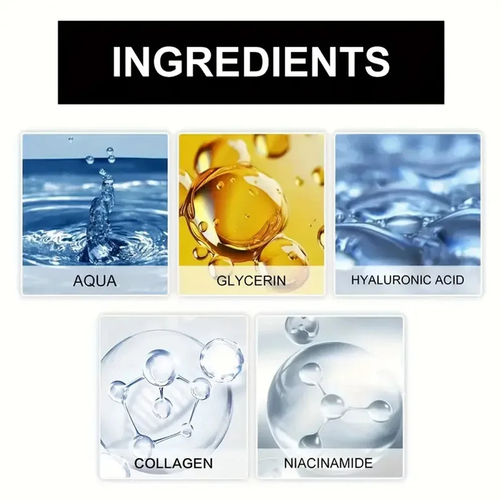 Retinol Collagen Facial Serum Hyaluronic Acid Daily Hydrating Skin