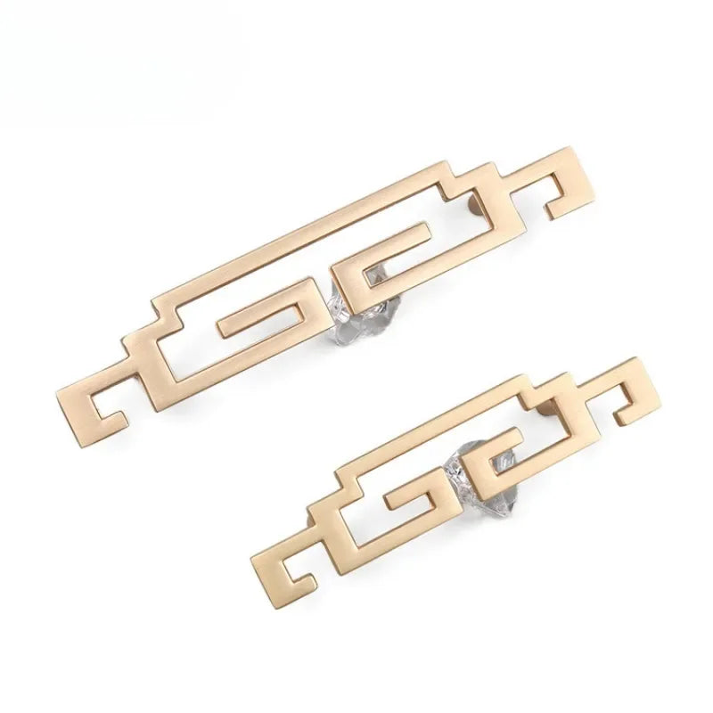 Zinc Alloy Drawer Pull – Retro Oriental Cabinet Handle