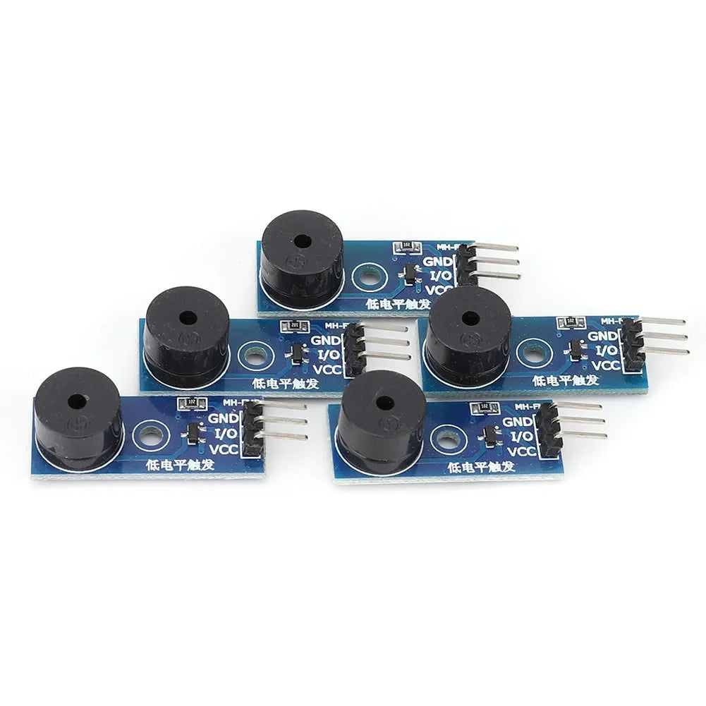 5pcs Passive Buzzer Module 3-Pin 3.3–5V | Arduino DIY Kit