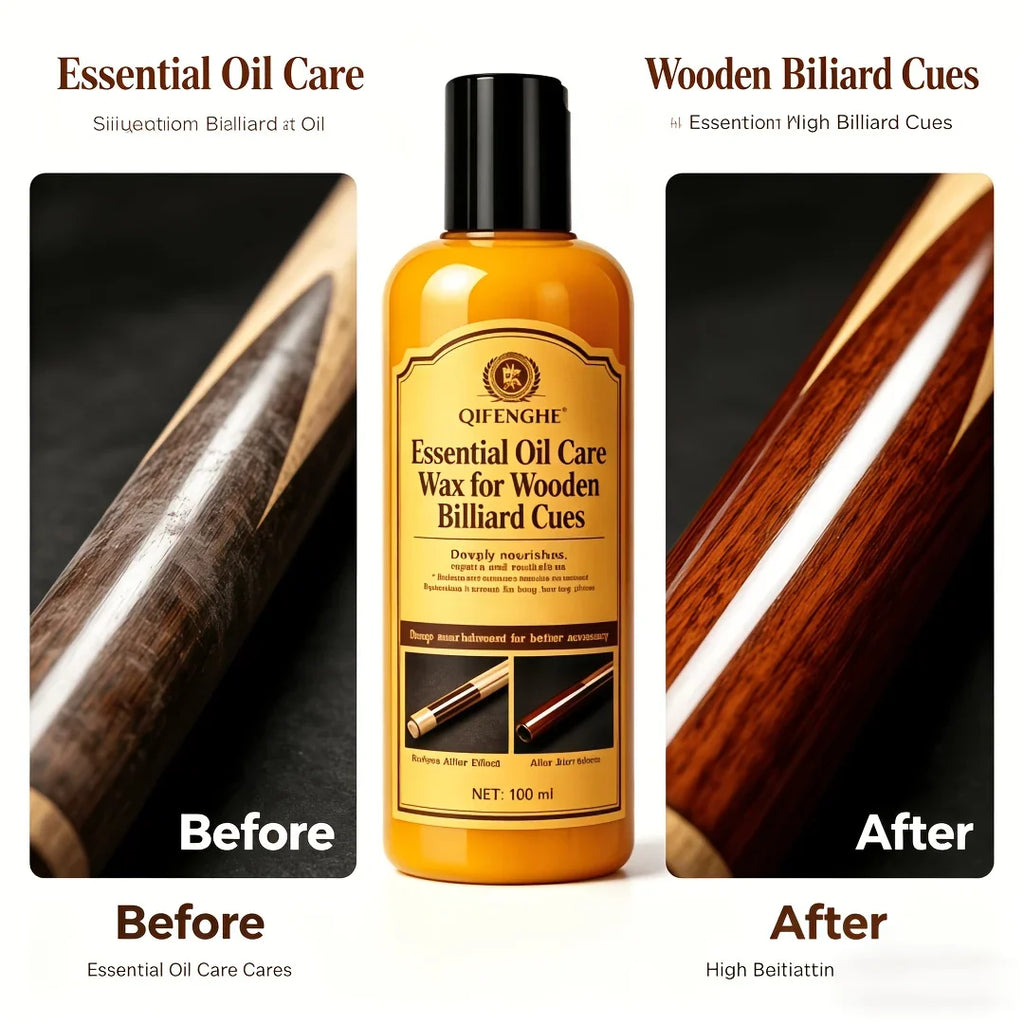 Billiard Cue Wax – Essential Oil Wood Polish & Restorer