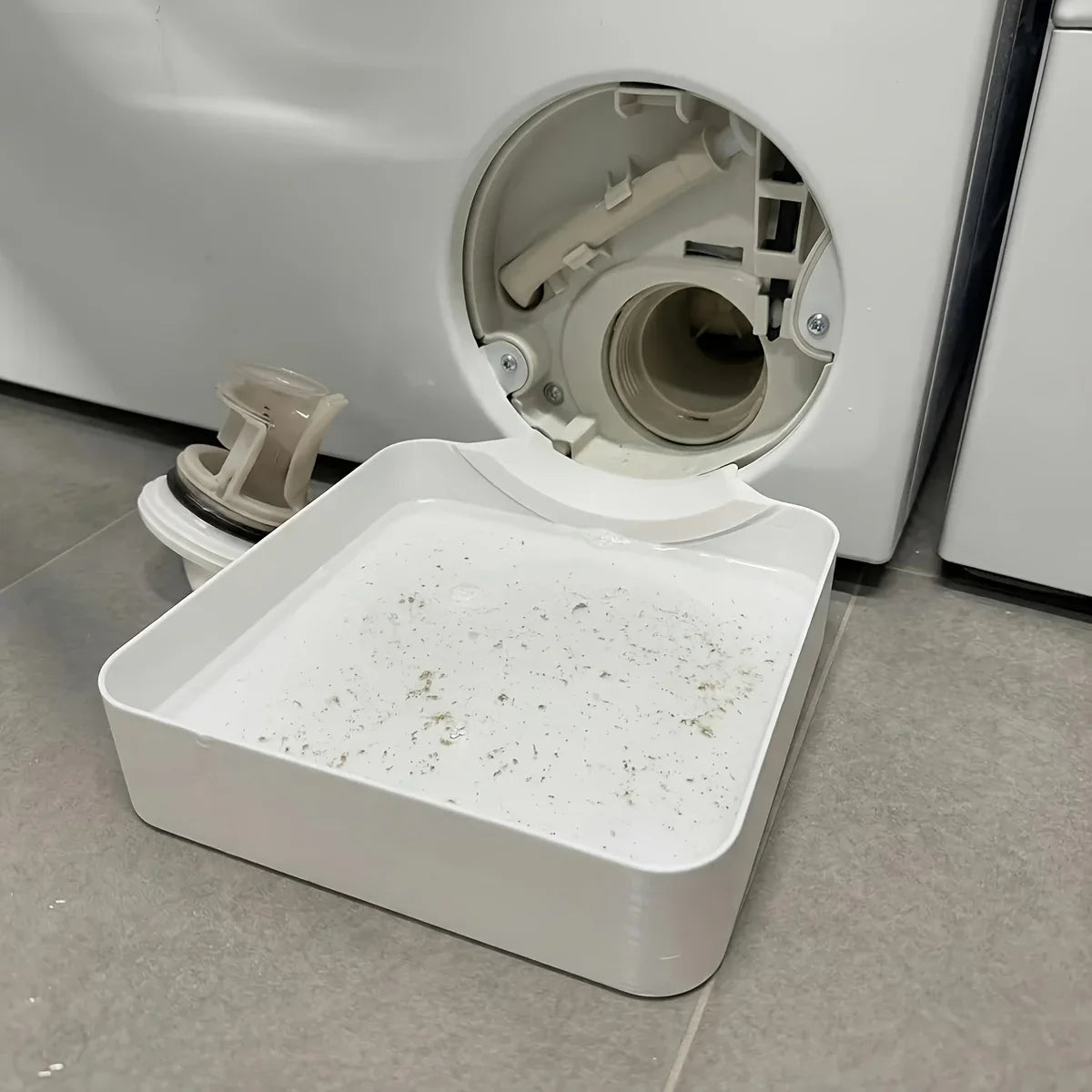 Washing Machine Drainage Tray 3D Printing Drain Funnel Drip Cleaning