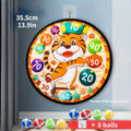Family Interactive Toys Game Sticky Ball Dart Target Cartoon Pattern