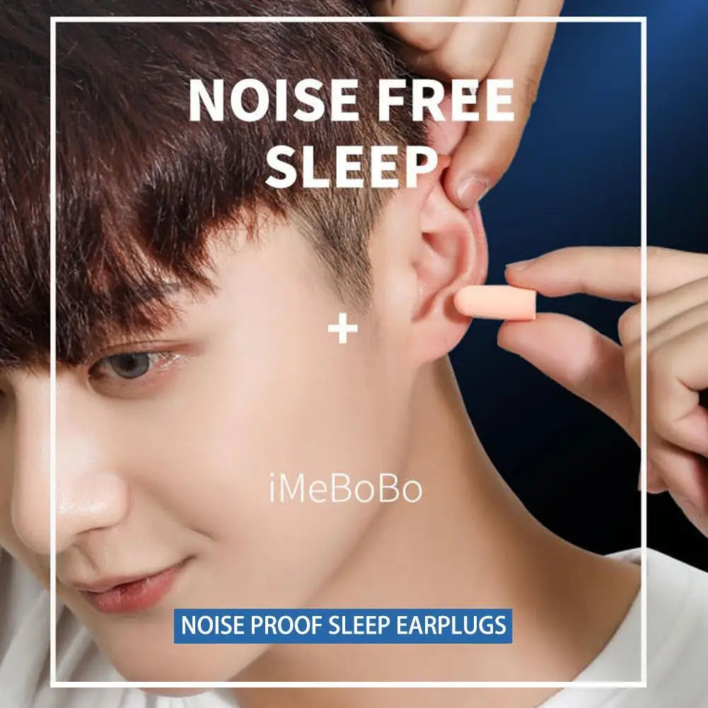 Sleeping Capsule Sponge Earplugs – Soundproof Noise Reduction