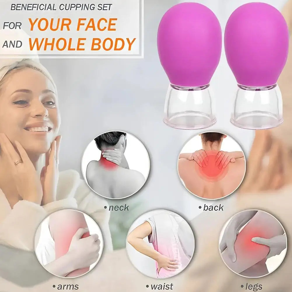 SADOER Silicone Facial Cupping Massager – Anti-Wrinkle Vacuum