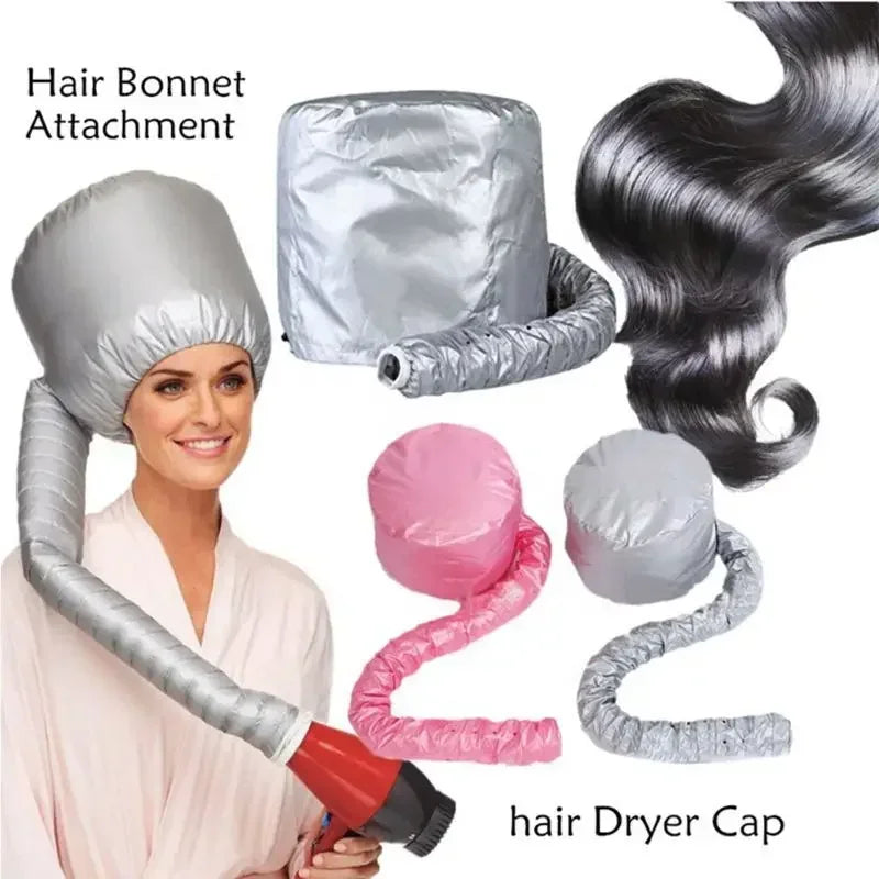 Portable Hair Bonnet Dryer Cap – Fast Dry & Deep Conditioning