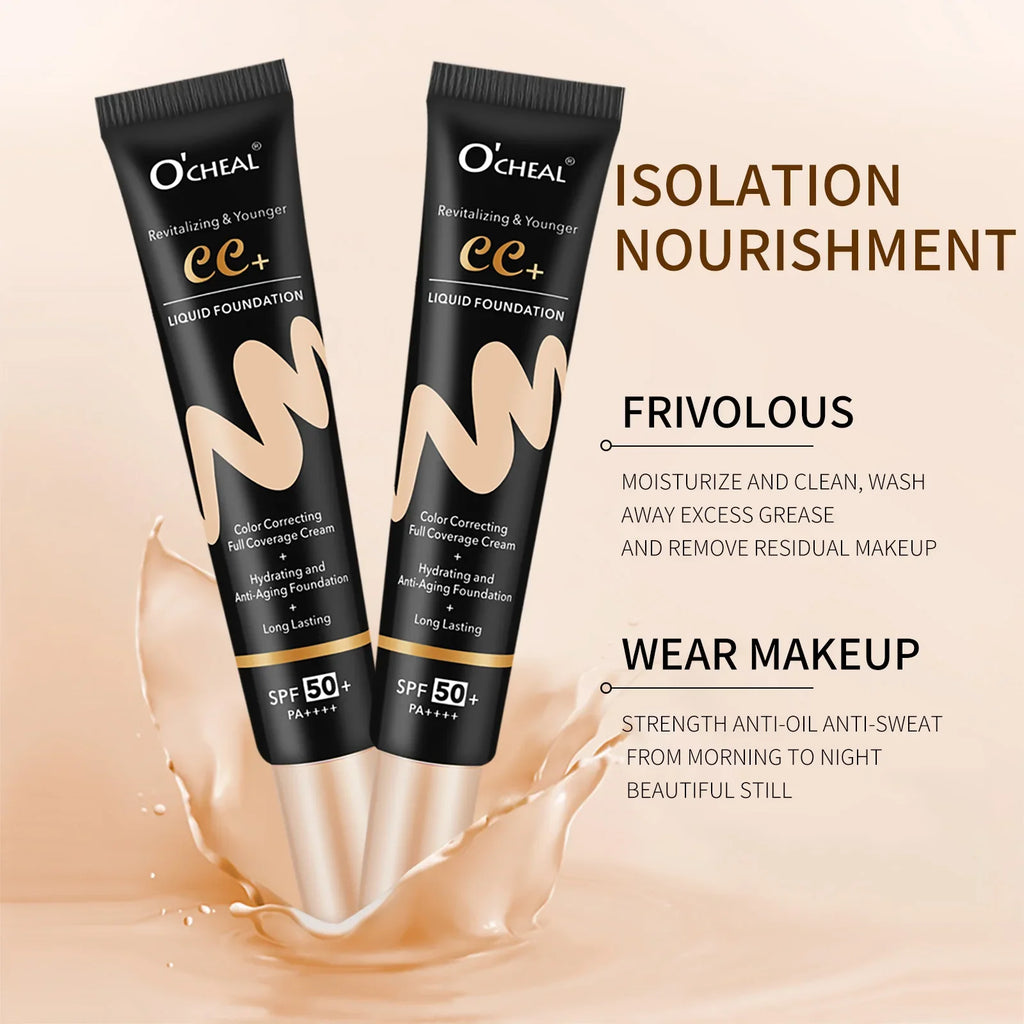 O'Cheal BB CC Cream SPF 50 PA+++ Full Coverage Foundation 30g