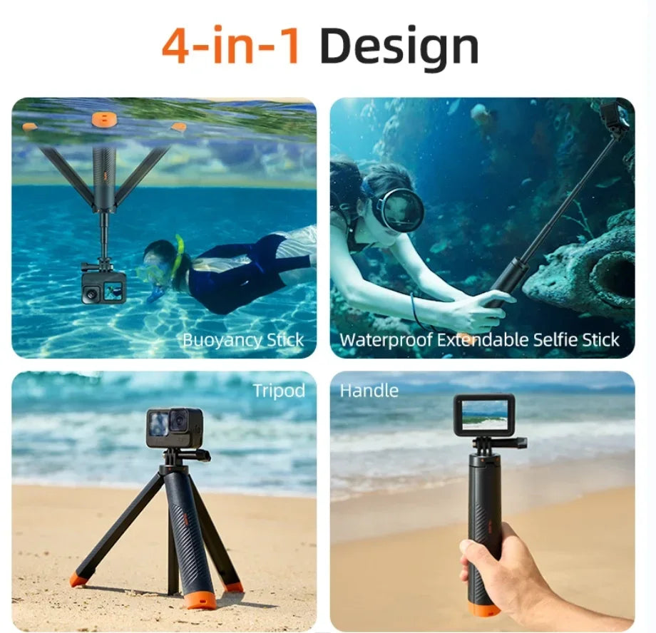 Floating Tripod Selfie Stick for GoPro, DJI & Insta360