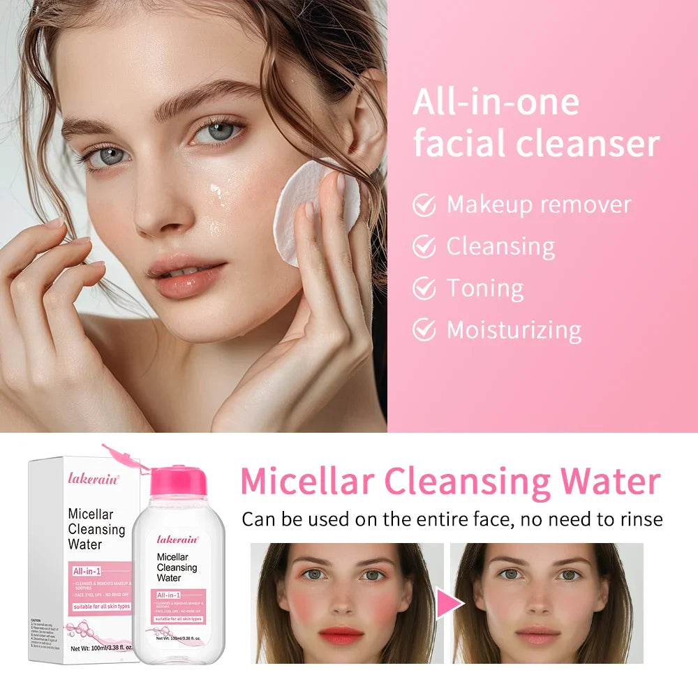 100ml Micellar Cleansing Water – Gentle Makeup Remover & Hydrator