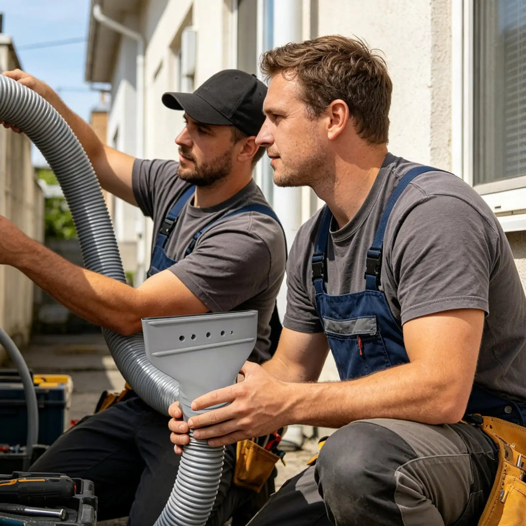 Portable AC Hose Adapter – Quick Connect Exhaust Connector