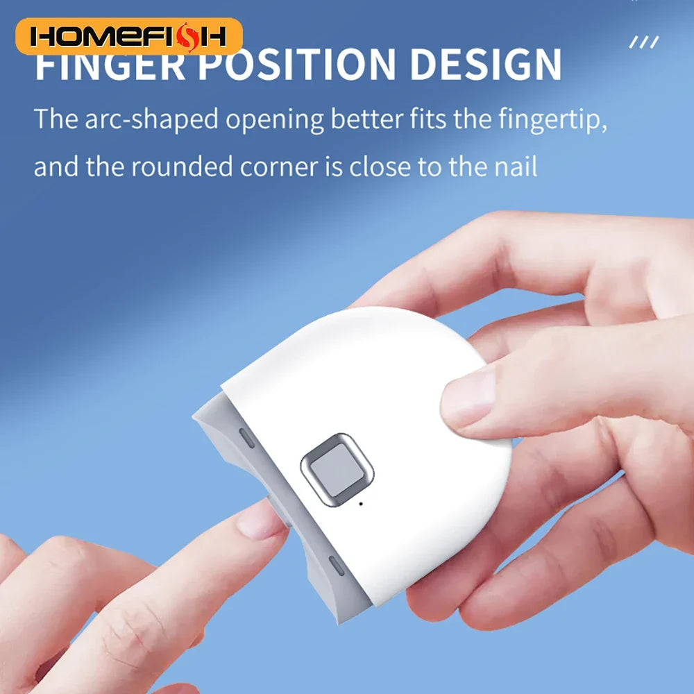 Rechargeable Electric Nail Clipper with LED Light | Baby & Adult