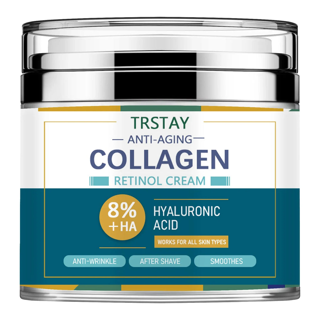 Mens Face Cream Moisturizer 8 Hyaluronic Acid Collagen One Two Pumps