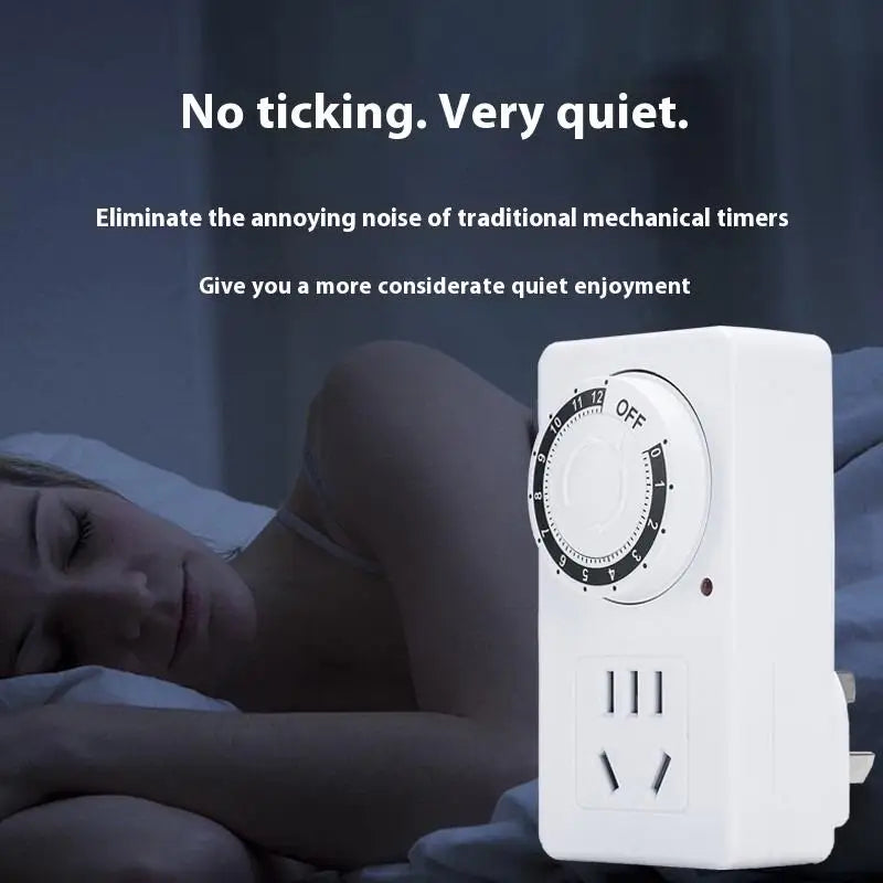 12 24 Hours Cyclic Timer Switch Kitchen Outlet Loop Universal Timing