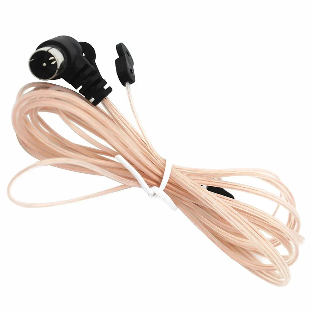 Indoor FM Dipole Antenna – 75 Ohm T-Type F Connector, 2m Cable