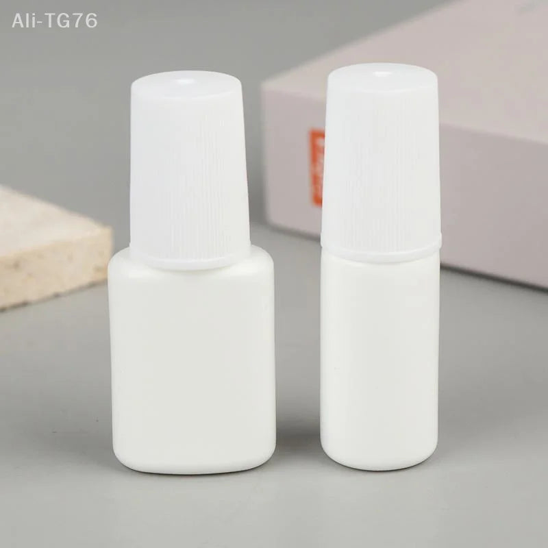 10-Pack 10ml Empty Refillable Nail Polish Bottles with Brush Cap