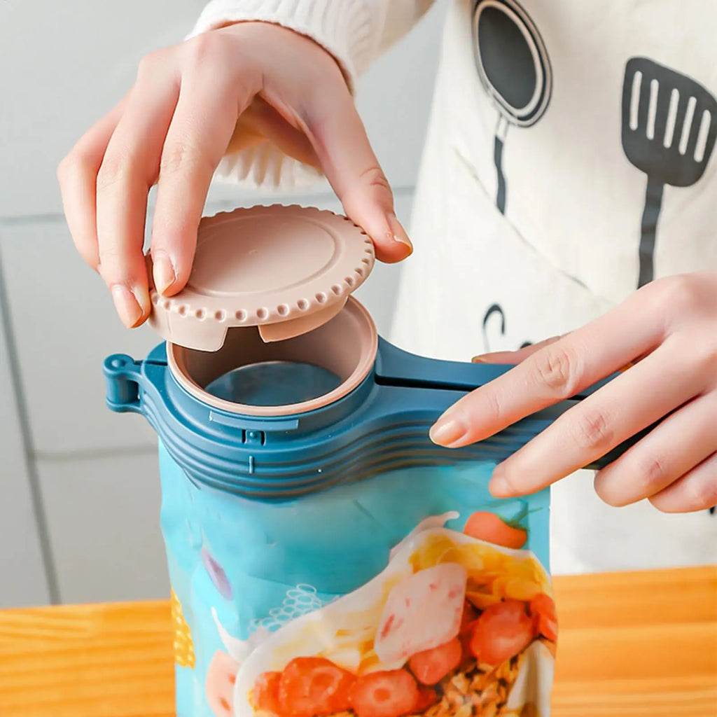 Food Bag Sealing Clips with Pour Spout | Airtight Chip Clips