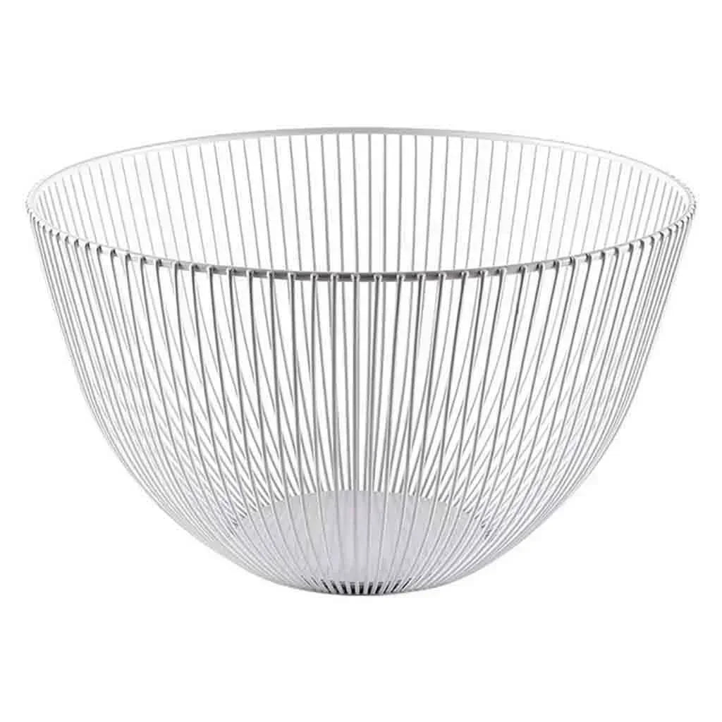 Metal Wire Fruit Basket – Kitchen Bread & Snack Organizer Bowl