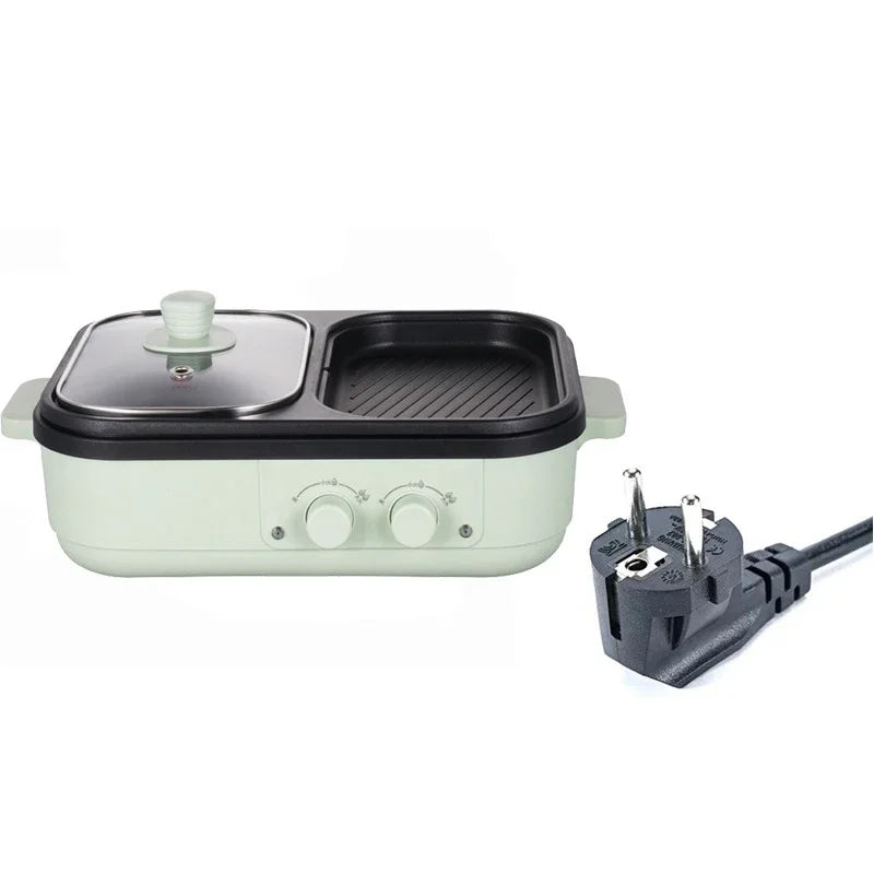 BALASHOV 2-in-1 Electric Hot Pot & Grill – Mandarin Duck Cooker