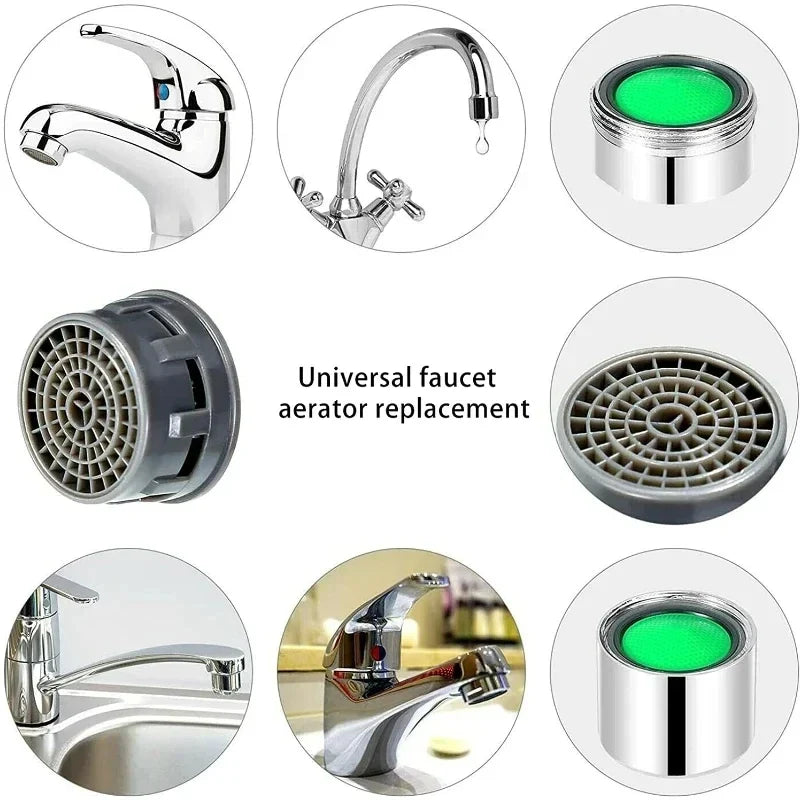 10-Pack Faucet Aerator Replacement Nozzle Filter & Flow Restrictor