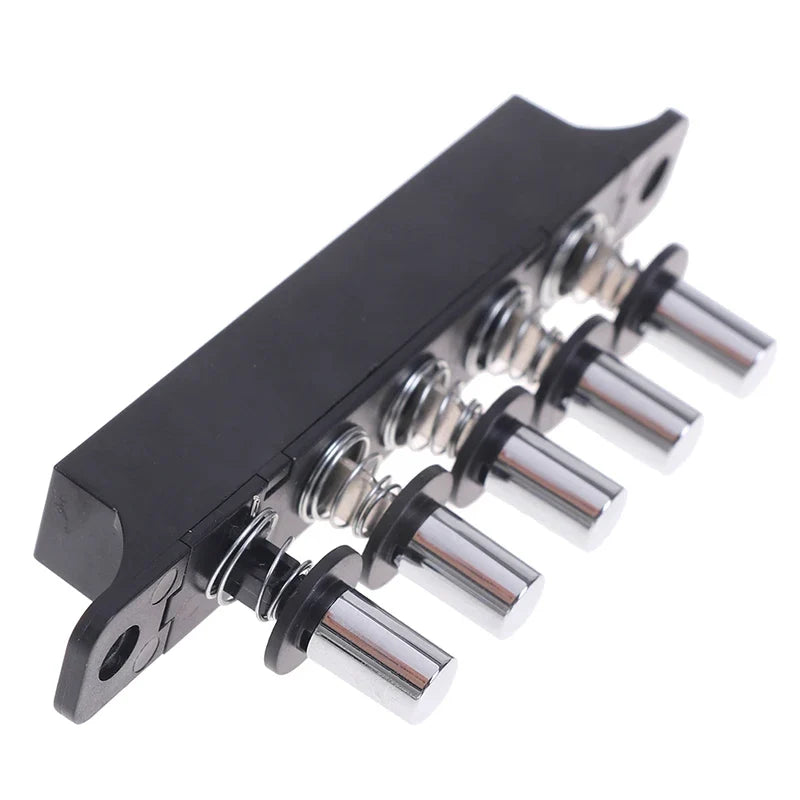 5-Position Push Button Switch for Range Hood – Silver