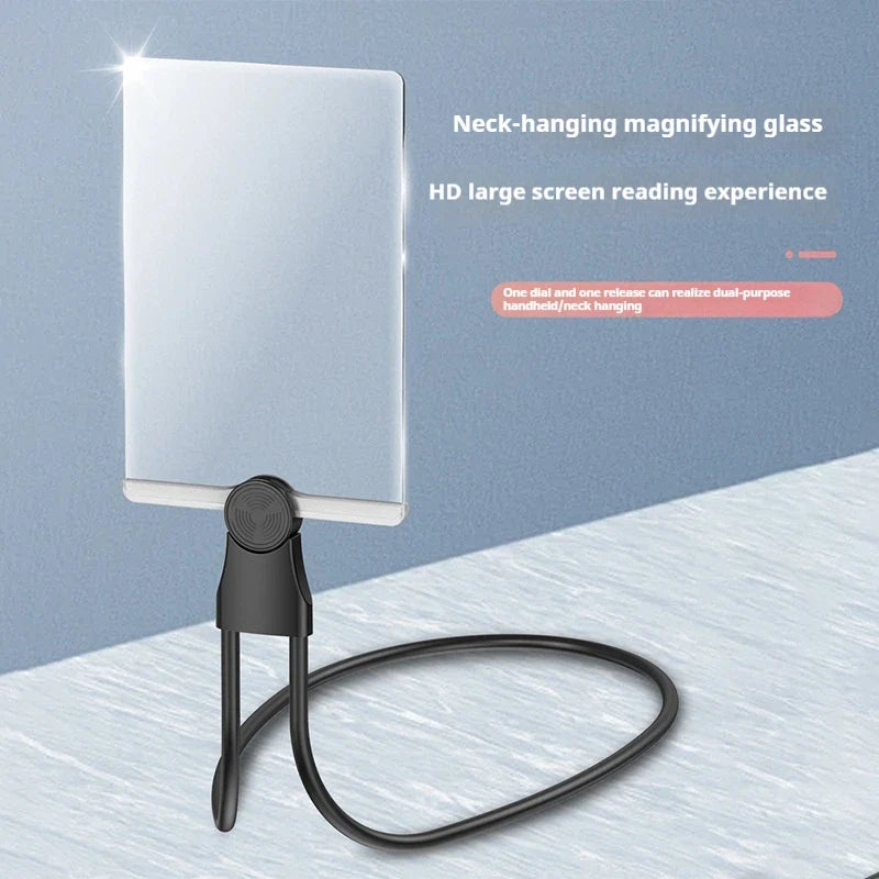 Hanging Neck Full Page Magnifying Glass 180x120mm Acrylic