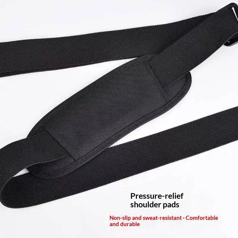 Adjustable Nylon Replacement Shoulder Strap with Pad | Black