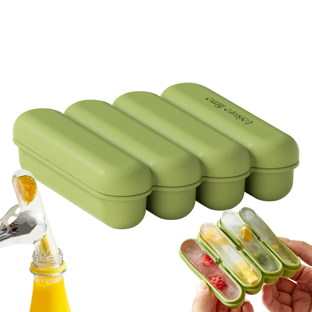 Silicone Ice Stick Tray – Long Ice Cube Mold for Bottles & Drinks