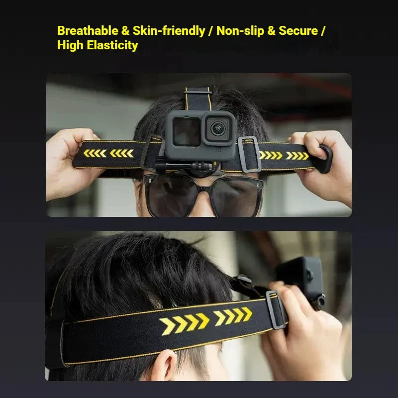 Magnetic Head & Chest Mount for DJI Osmo & Insta360 Cameras
