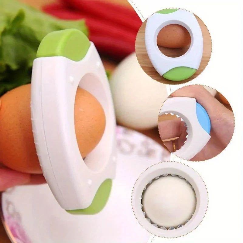 Egg Topper Cutter & Eggshell Opener – Easy Egg Cracker Tool