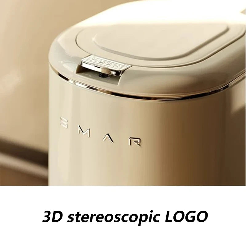 Large Plastic Waste Bin with Lid | 8–20L Kitchen Trash Can