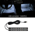 2-in-1 LED Car Neon Atmosphere Foot Light – USB & 12V