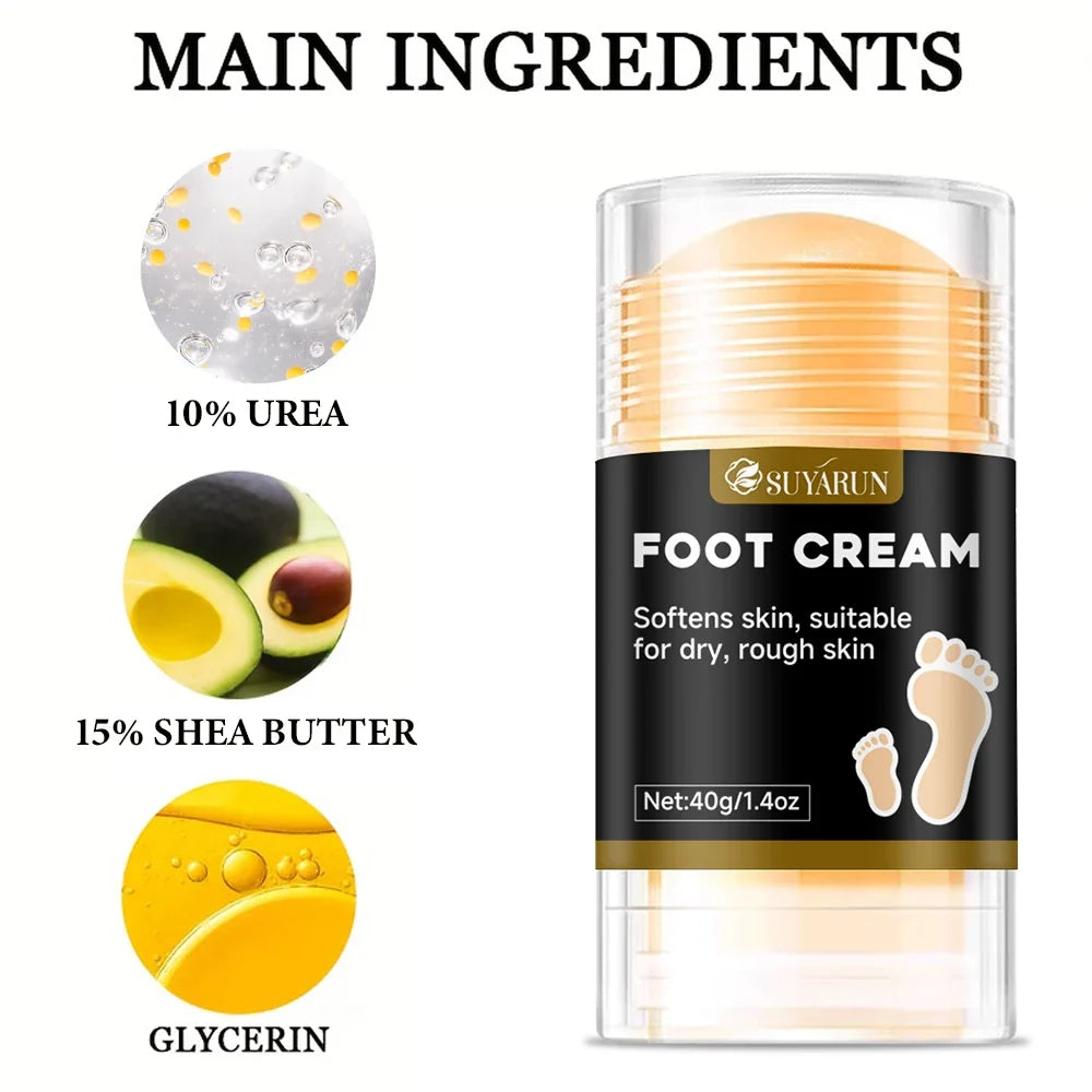 SUYARUN Foot Care Cream Stick | Shea Butter & Tea Tree Oil