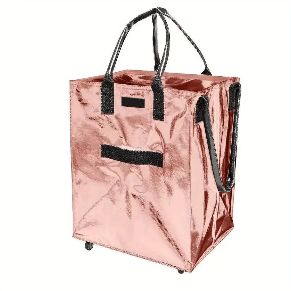 Large Folding Shopping Cart with Wheels – Portable & Foldable