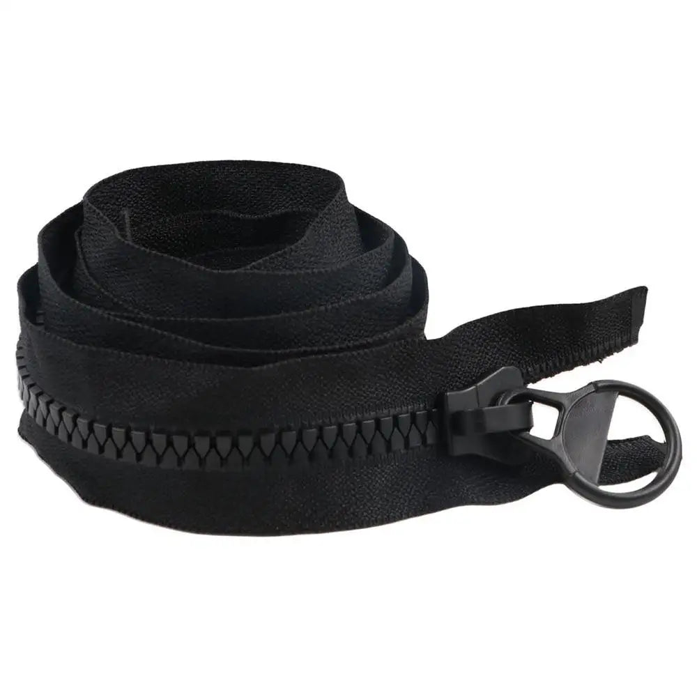 Closed End Resin Zipper with Pull Ring | 7 Sizes – Nickel-Free