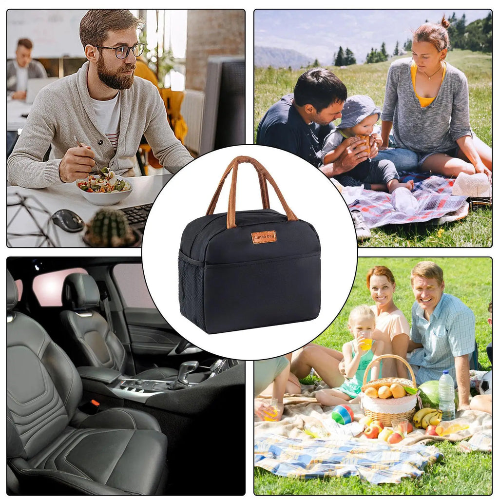 Insulated Thermal Lunch Bag – Waterproof & Leakproof Tote