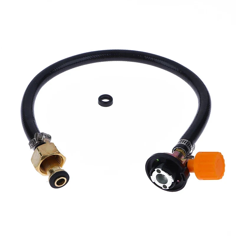 Leak-Proof Gas Refill Adapter – Braided Hose Cylinder Coupler
