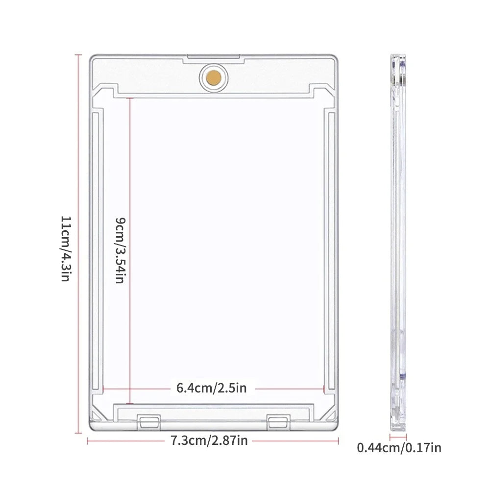 Clear Magnetic Trading Card Display Case | Kpop & Game Cards