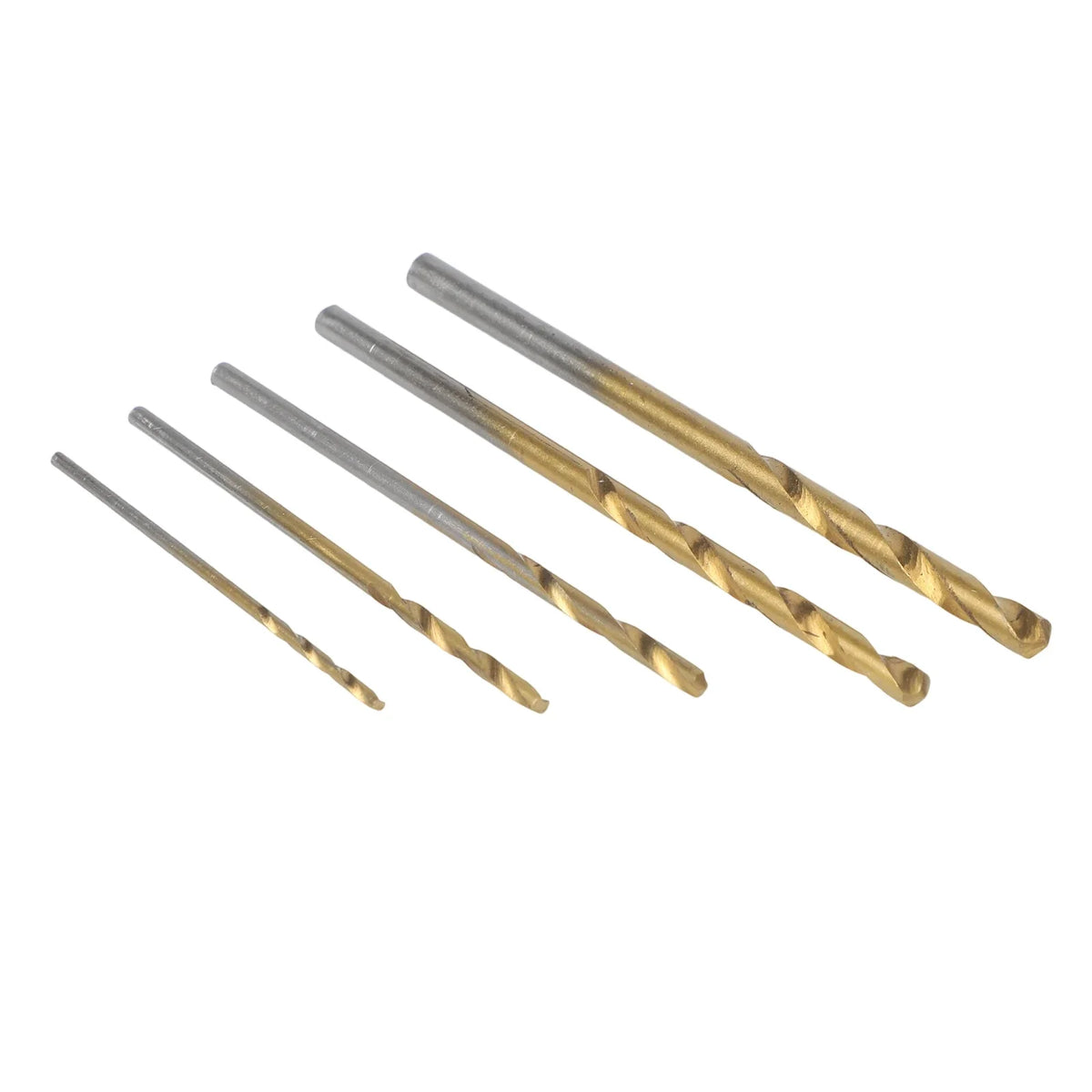 50pc Titanium HSS Twist Drill Bit Set 1–3mm | Metal & Wood