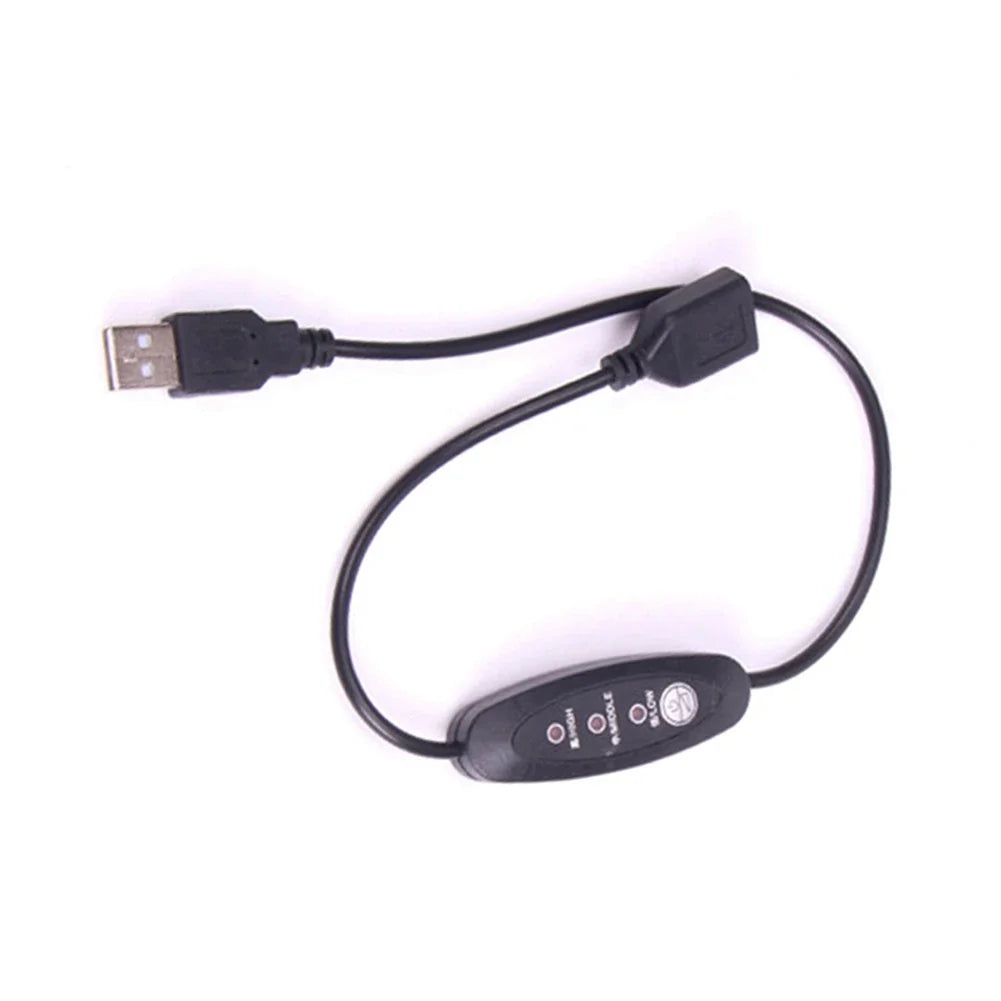 USB 5V-12V Temperature Controller Heater Thermostat 3-Speed