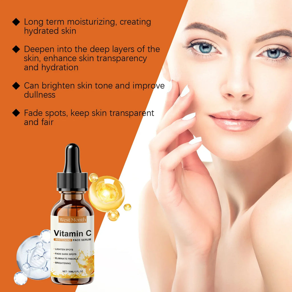 Vitamin C & Hyaluronic Acid Serum – Brighten, Firm & Hydrate