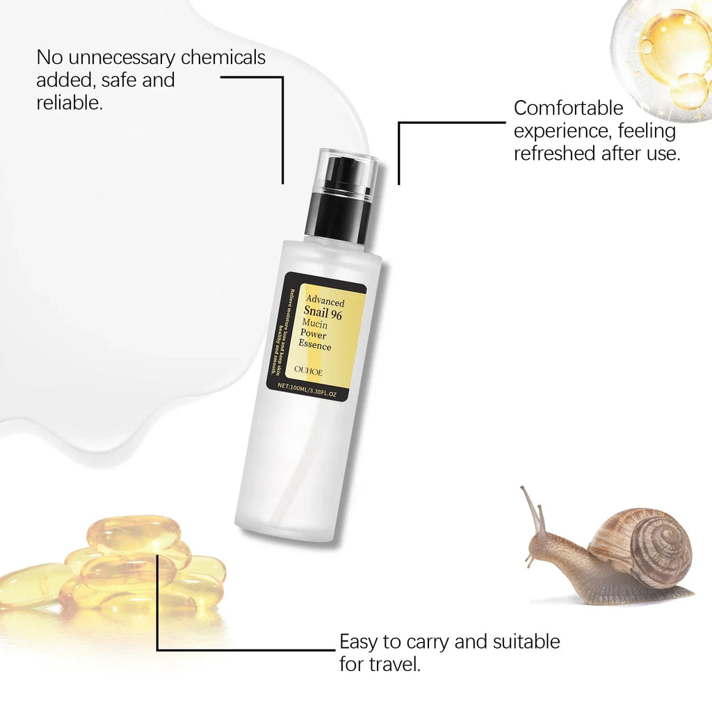 LAIKOU Snail 96 Mucin Power Essence | Hydrating Face Serum
